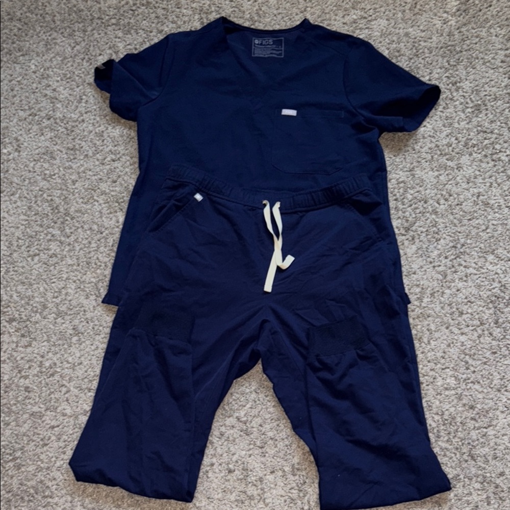 Navy Blue Scrub Set FIGS large